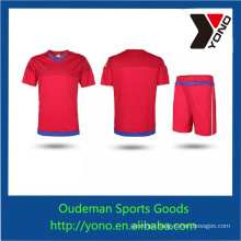 Custom a new style red color original sport soccer jersey